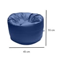 thumbnail image 2 of Sillón Puff Round Color Azul Lunics Lunics Puff Round Med AZ, 2 of 6