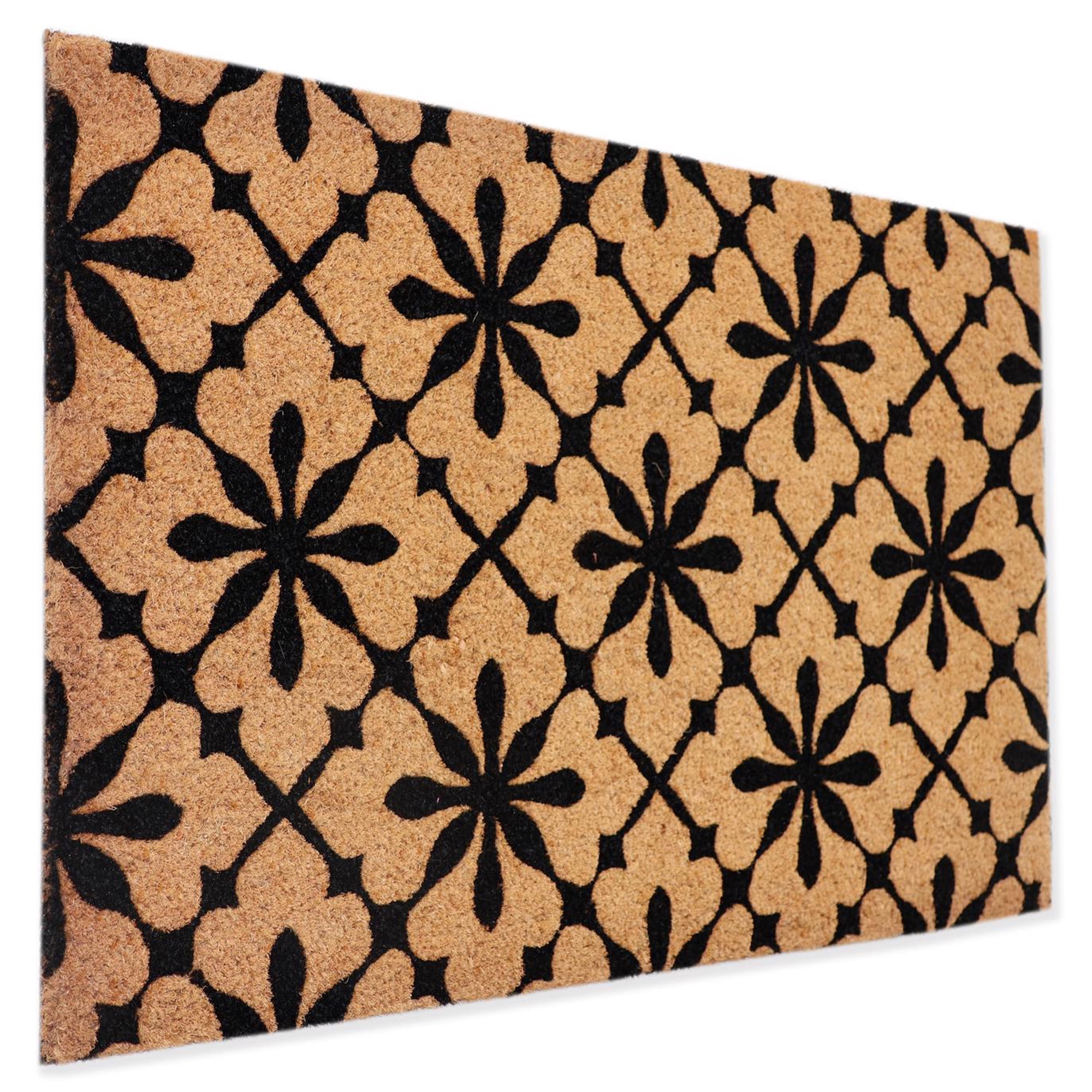 First Concept 18 in. W X 30 in. L Multi-Color Coir Door Mat