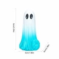 thumbnail image 3 of Miwamany Gradient Color Resin Ghost Figurine, Cute Spooky Halloween Tabletop Statue, Waterproof Durable Mini Ornament for Mantel Shelf Desk Party Fall Festival Home Layout, 3 of 6