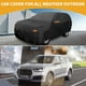 thumbnail image 2 of Funda para auto impermeable para todo clima, protección exterior contra el sol y la lluvia, con tiras reflectantes, negra para Lincoln Aviator, 2 of 5