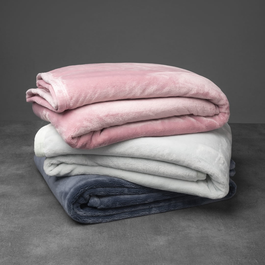 Mellowdy Extra Thick Hearty Plush Blanket - 500GSM Twin/Full Warm Blanket for Winter, Fall, Couch, Bed (Light Mint, 60x80 inches)