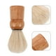 thumbnail image 3 of Brocha de afeitar retro para barba, con mango de madera, para afeitado masculino, cuidado de la barba y afeitado del vello facial., 3 of 7