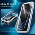 thumbnail image 7 of JETech 5 in 1 Case for iPhone 16 Pro 6.3-Inch with 2 Pack Each Tempered Glass Screen Protectors and Camera Lens Protectors, Non-Yellowing Shockproof Bumper Phone Cover (Black), 7 of 7
