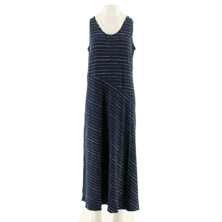 Lisa Rinna - Lisa Rinna Collection Petite Striped Knit Maxi Dress ...