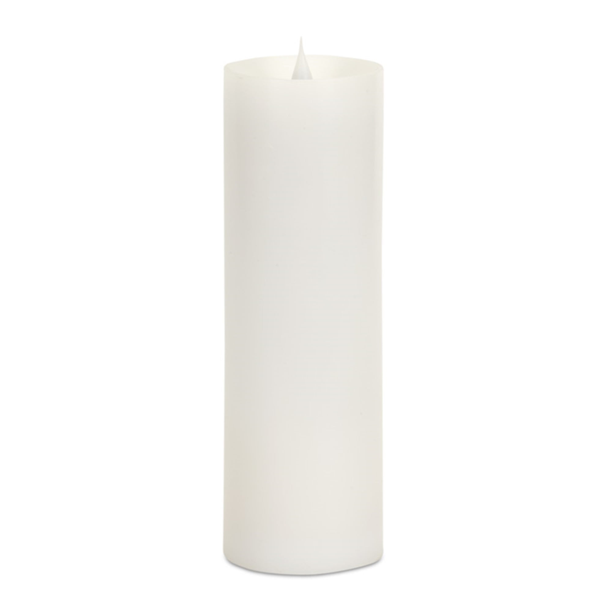 Simplux LED Pillar Candle w/Moving Flame (Set of 2) 3"D x 9"H