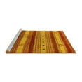 thumbnail image 2 of Ahgly Company Machine Washable Indoor Rectangle Oriental Yellow Industrial Area Rugs, 8' x 12', 2 of 4