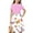 Multicolor, variant on HOMADLES Summer Kids Girls Dresses Crewneck Soft Stretch, Printed Sundress Pink 5 T
