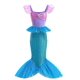 thumbnail image 2 of Gorgeous Color-Block Mermaid Princess Dress - Perfect for Performance, Birthday Parties & Cosplay!#E77, 2 of 5