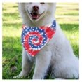 thumbnail image 7 of JTAOT 4th of July Dog Bandanas Adjustable Dog Collar with Quick Release Buckle Holiday Puppy Bandanas Pet Party Scarf Triangle Handkerchief, American Flag Tie Dye Print, 7 of 7