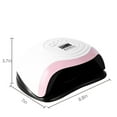 thumbnail image 3 of EGNMCR Nail Lamp, Nail Dryer Gel Nail Polish LED Light Nail Art Tools Accessories For All Gel Polish, Nail Light - Fast Curing（168W） Nail Lamp, 3 of 9
