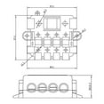 thumbnail image 6 of Fuses Box Power Distribution Block with Busbar for High Current Distribution 12V 24V Automotive Marine Applications Use, 6 of 8