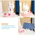 thumbnail image 4 of MasteelfCA Rabbit Phone Holder Cute Cell Phone Mount Stand Desktop Mobile Phone Rack, 4 of 9