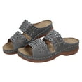 thumbnail image 3 of WILLBEST Sandalias Antiderrapantes Para Mujer, Zapatos De Mujer, Sandalias De Cuña Con Suela Gruesa, Sandalias De Una Pierna Huecas Con Flores De Moda, 3 of 9