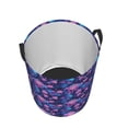 thumbnail image 2 of KLL Blue Skull Rose Waterproof Foldable Laundry Hamper Bucket with Handles for Storage Bin,Kids Room,Home Organizer (Medium ), 2 of 7