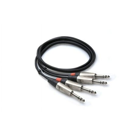 UPC: 0728736051331 | Hosa%20HSS-005×2%20Pro%20Dual%20Cable%201%2F4%22%22%20TRS%20to%20Same%205ft