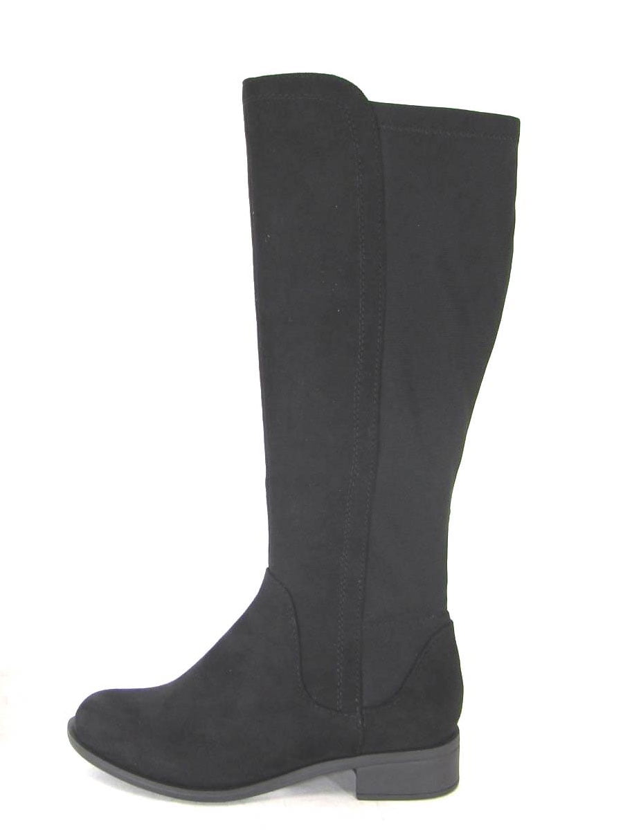 walmart black suede boots
