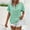 Green, variant on ATENAR Shirts for Women Solid Color Soft T Shirts for Women Lightweight Tee Sky Blue 2XL