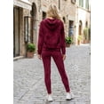 thumbnail image 3 of Conjunto de Sudadera y Pants Aterciopelado Unitalla para Mujer Diseño Cómodo y Sofisticado, 3 of 5