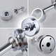 thumbnail image 5 of Ounissouiy Cabezal de soporte Soporte de acero inoxidable Base de estante de perforación universal simple Baño de azulejo universal Juegos de accesorios de baño, 5 of 6