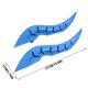 thumbnail image 3 of Car Roof Devil Horns Decoration Carbon Fiber Style Exterior Car Roof Sticker With Airflow Guide, 3 of 6