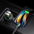 thumbnail image 3 of 38W USB Car Charger Dual QC3.0 Fast Charging Cigarette Lighter Charging Voltage Meter Tablet Compatible Phone With Adapter Mobile Fast Light F4F1, 3 of 5
