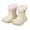 b/White2691, variant on Hifoo Kids Rain Boots Girls Winter Snow Boots With Warm Comfortable Rubber Booties Toddler Outdoor Play Shoes Holiday Child Footwear