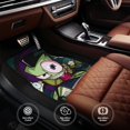 thumbnail image 4 of Invader Zim Car Floor Mats 4-Piece Full Set Front Rear Auto Foot Mats Carpets Car Foot Pad Interior Accessories Decor, 4 of 6