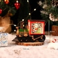 thumbnail image 3 of Weloille Christmas Train Snow Globe, Lighted-up Battery Operated Glittering Lantern for Christmas Table Centerpiece Decoration and Gift, 3 of 4