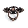 thumbnail image 1 of sweethay Tirador de armario, puerta Retro, mueble, cajón, perilla, aparador doméstico, armario, ventana, gota, reemplazo Vintage Herramientas y ferretería Bronce rojo 24.7g sweethay TO010507-02, 1 of 6