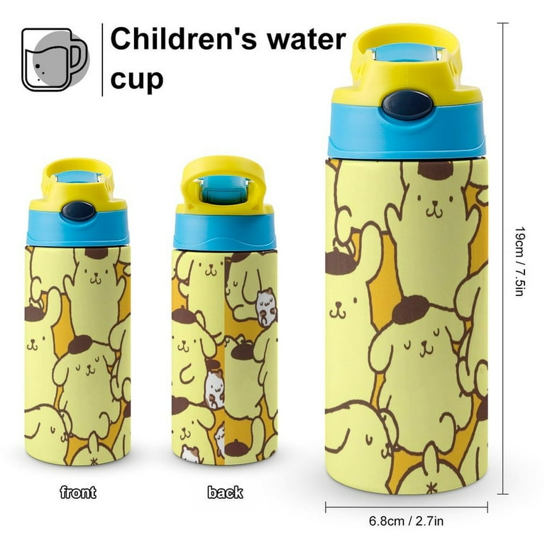Kids Insulated Water Bottle - Pompompurin 16.9 Oz Stainless Steel