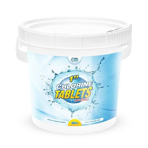 1 Inch Chlorine Tablets 10 lb Bucket NC114