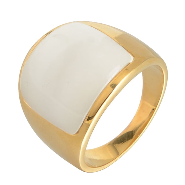 Sonducket Anillo de acero inoxidable para mujer, moda de cumpleaños, boda, fiesta nupcial, tienda, fecha escolar, joyería de viaje para mujer Ropa, zapatos y accesorios Miscelánea Gris Sonducket AP014986-03