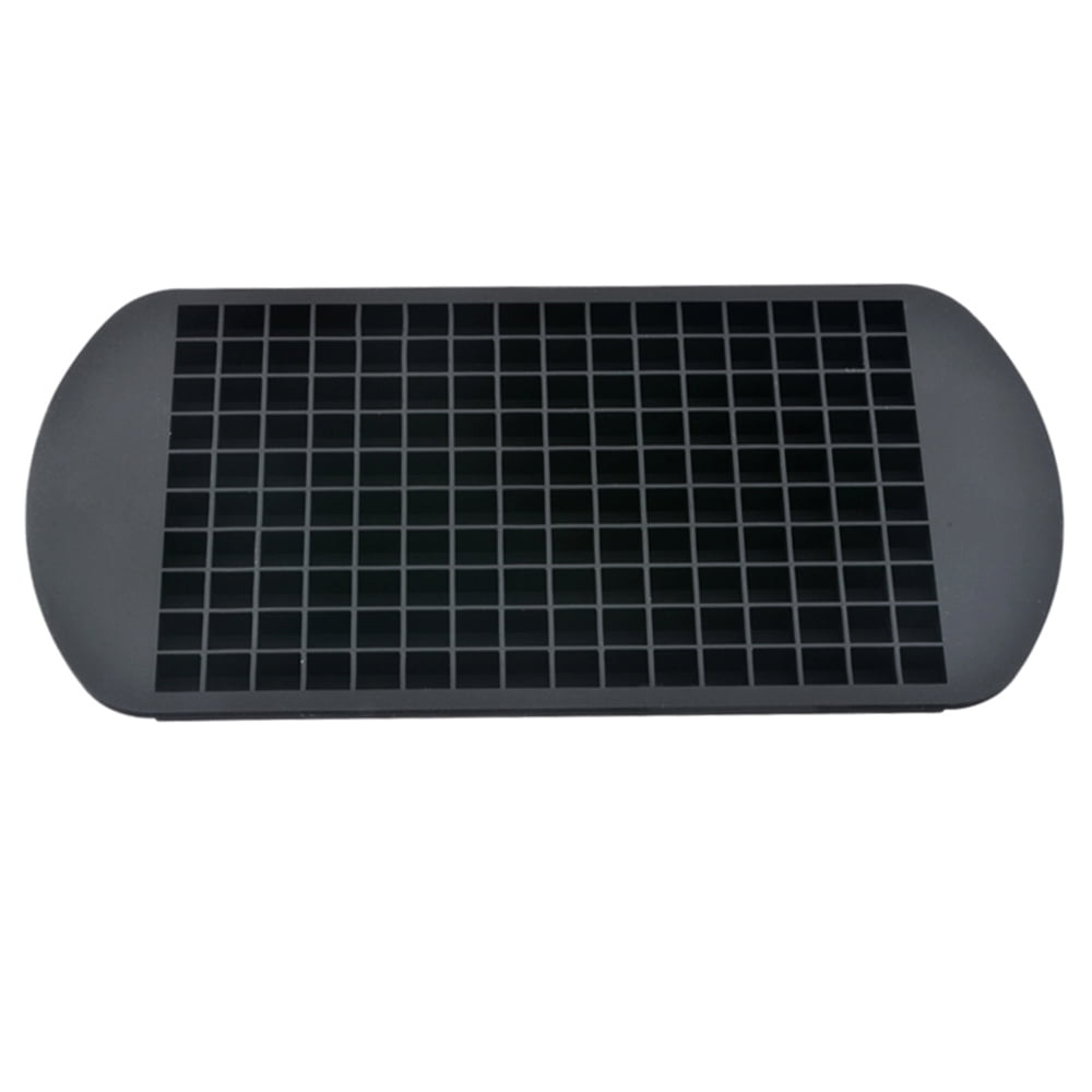 Silicone Mini Ice Cube Trays 160 Small Ice Cube Moulds Silicone Ice Trays Easy Release Crushed Ice Cube Maker Flexible Ices Storage Containers for Holiday Bar Party Chilling Whiskey Cocktail