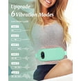 thumbnail image 5 of TeSabMi Cordless Heating Pad for Period Cramps, 6 Heat Setting, 6 Massage Modes, Gifts for Women Her Birthday Christmas Green, 5 of 8