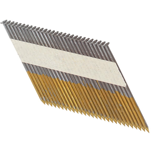 Grip Rite GRP6RHGH1 30deg Paper Tape Offset Rnd Hd Coll Framing Nails,2"x0.113"