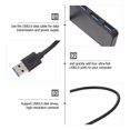 thumbnail image 4 of SHISUYAN Portable USB Hub USB 3.0 4 Ports Docking Station Multifunction USB Data Hub, 4 of 8