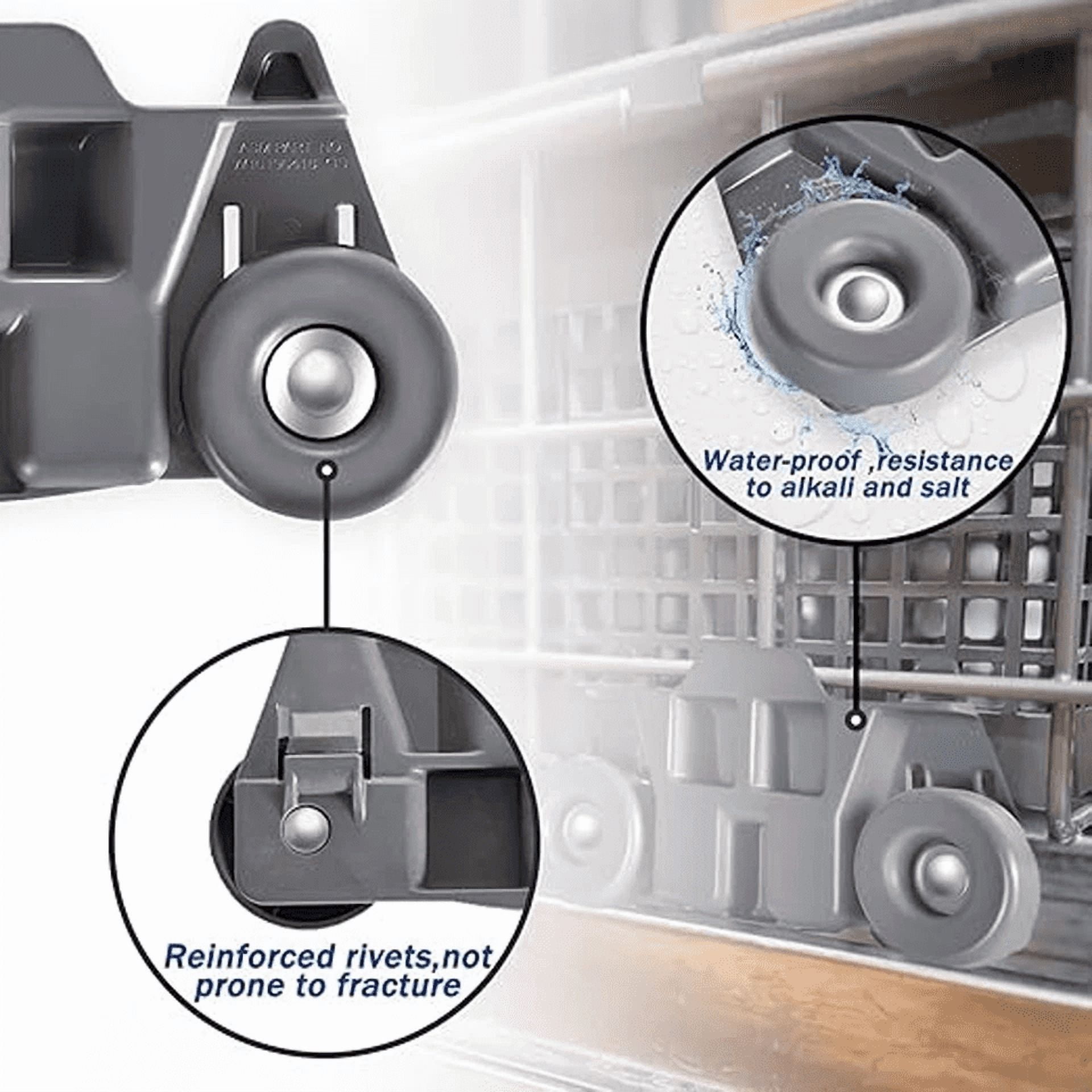 W10195416 Dishwasher Wheels Lower Rack for Kitchen Aid Kenmore Maytag Whirlpool
