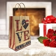 thumbnail image 4 of Oleegame 2PC 4th Of July Kraft Paper Bag Tote, 4 of 5