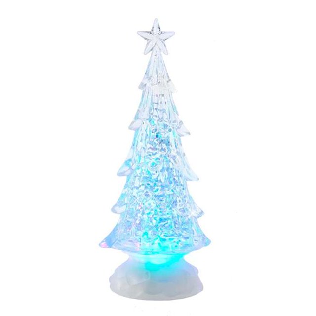 Kurt S. Adler JEL1406 10 in. Battery-Operated LED Light Tree with Water Table Piece