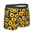 thumbnail image 4 of Uemuo Sunflowers Pattern Men's Boxer Briefs,Trunk Anti-Chafing,Comfortable, Durable, and Stylish Underwear-X-Large, 4 of 9