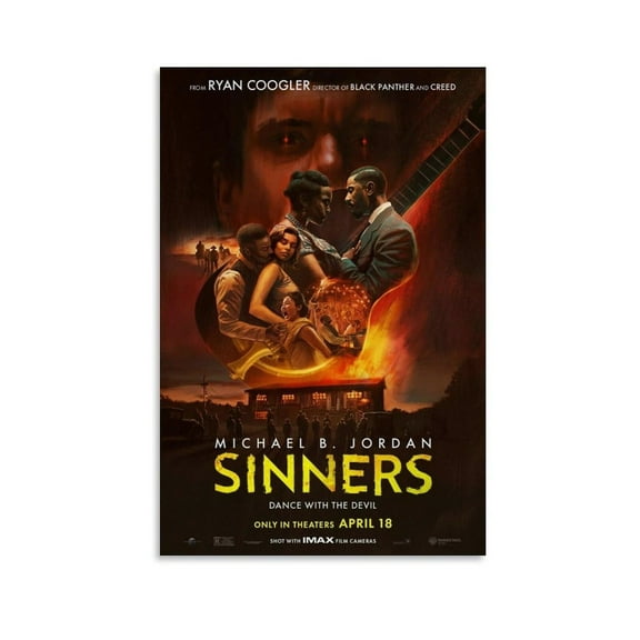 Sinners Movie Poster 5 Artworks Picture Print Poster Wall Art Painting Canvas Decor Home Posters Decorative