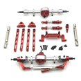 thumbnail image 1 of RCGOFOLLOW Durable Front Rear Portal Axle DIY 1/12 Crawler Kit For 1/12 MN MN82 Crawler Red, 1 of 9