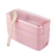 thumbnail image 1 of Moyic Caja Bento de 3 capas, fiambrera ecológica, contenedor de alimentos, Material de paja de trigo, vajilla para microondas, fiambrera, novedad de Organizadores de utensilios de cocina rosa Moyic JJ21223-02, 1 of 6