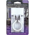 thumbnail image 2 of Magic Mounts Broom Holder 3724 Holds 1 Broom; White; Single; 2 Inch Width x 4 Inch Height; Peel And Stick, 2 of 4