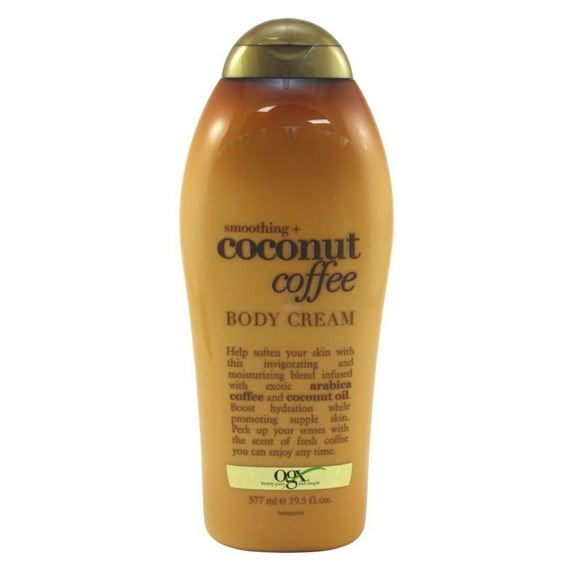 Ogx Body Cream Coconut Coffee 19.5 Ounce (577ml) (Pack of 2)