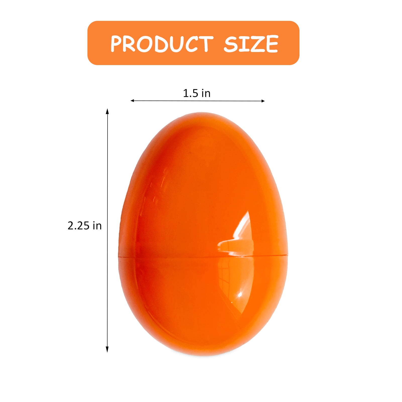 100 pcs Easter Eggs, 2.25" Empty Easter Eggs Fillable, Colorful Plastic Eggs Bulks for Easter Hunt, Party Favor, Basket Stuffers Filler, Classroom Prize Supplies