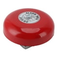 thumbnail image 1 of Campana De Alarma De Incendio Roja, Campana De Alarma Redonda Eléctrica 95db 24V DC Montaje En Techo Volumen Fuerte Alimentación Con Cable Para Fábrica, 1 of 7
