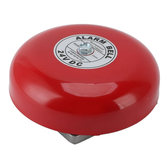 Fire Alarm Bell, 95db Ceiling Mount Electric Round Alarm Bell Waterproof for Home