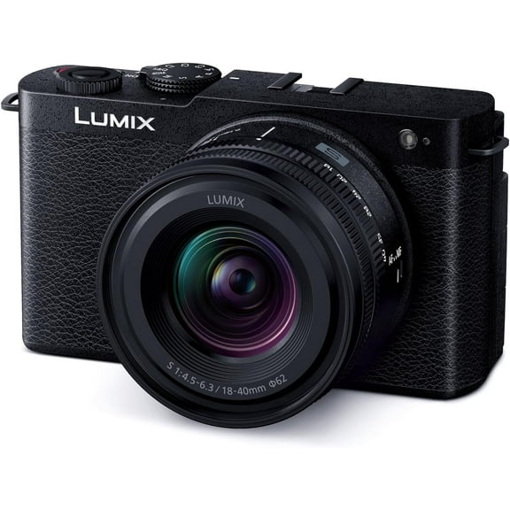Panasonic LUMIX S9 Full-Frame Mirrorless Camera with S 18-40mm F4.5-6.3 Lens, Compact, Lightweight Body, Perfect for Social Media and Travel, DC-S9NK