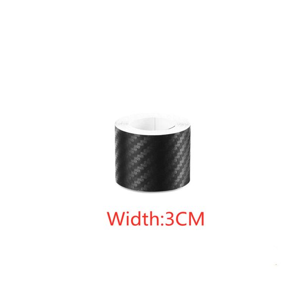 Etiqueta engomada del coche DIY 3D Nano fibra de carbono vinilo autoadhesivo película de protección adaptada a la apariencia y el Interior de las motocicletas Tan Jianjun unisex